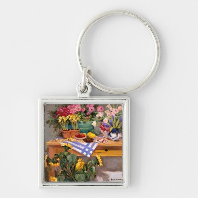 Fresh Flowers I Keychain (Front)