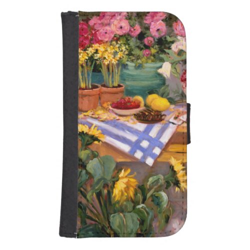 Fresh Flowers I Samsung S4 Wallet Case