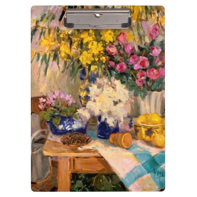 Fresh Flowers II Clipboard (Front)