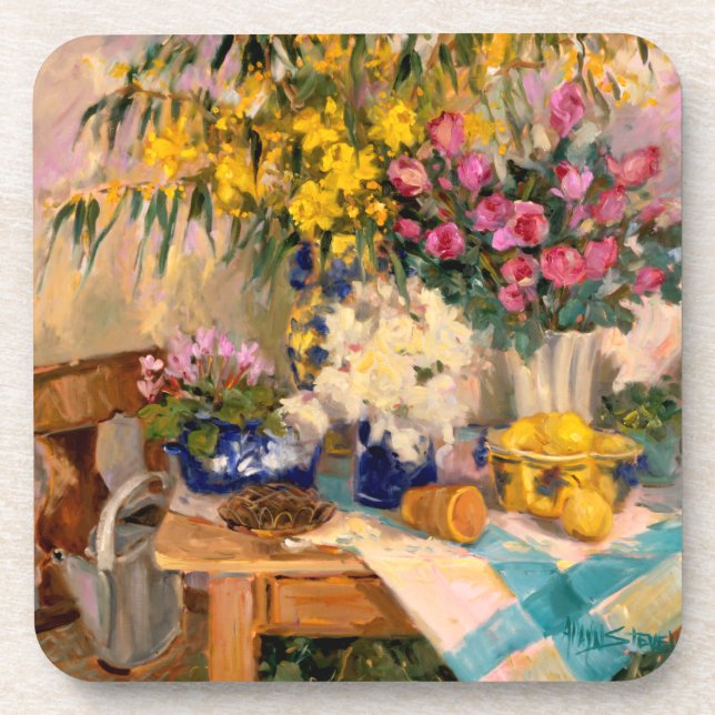 Fresh Flowers II Coaster (Front)