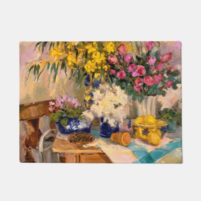 Fresh Flowers II Doormat (Front)