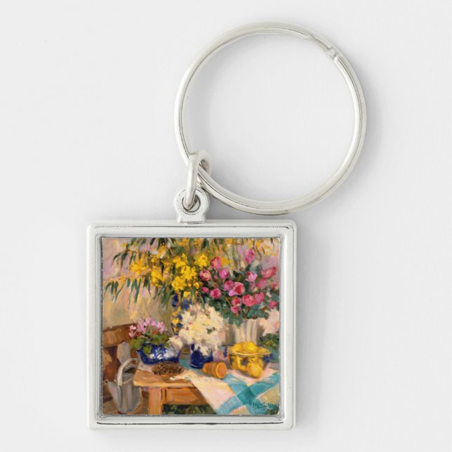Fresh Flowers II Keychain (Front)