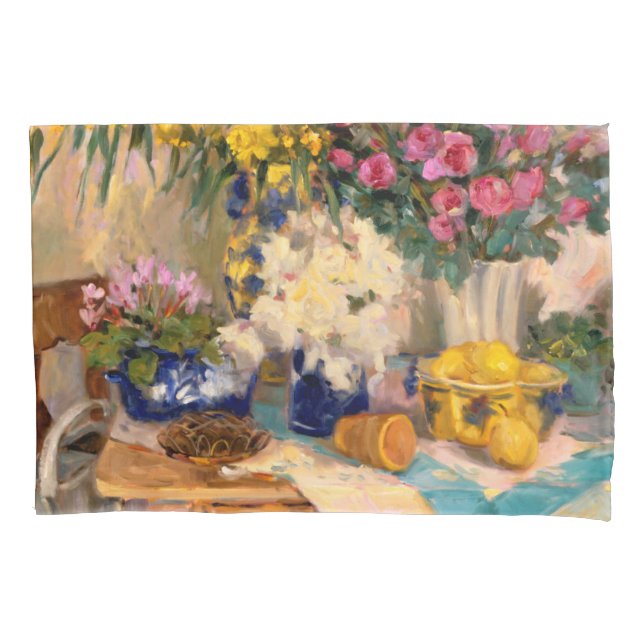 Fresh Flowers II Pillowcase (Front-Left)