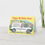Fresh Food Delivery Driver Birthday Card