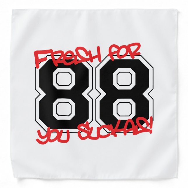 Fresh for '88 bandana (Front)