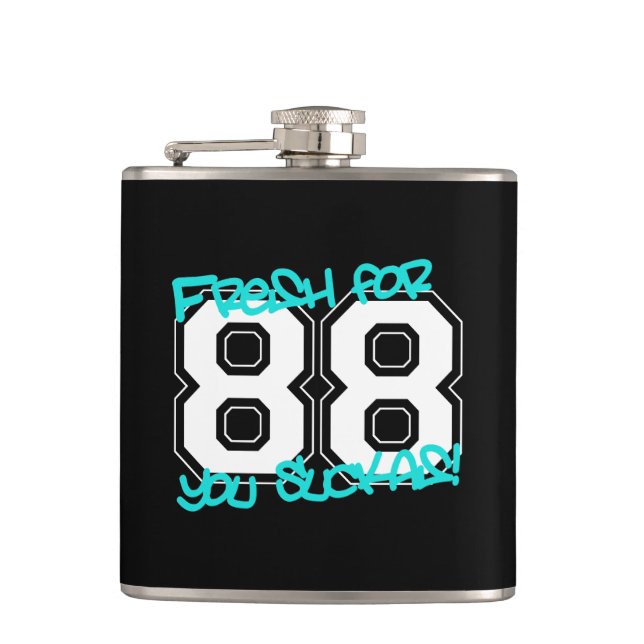Fresh for '88 flask (Front)