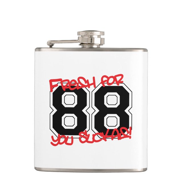 Fresh for '88 flask (Front)