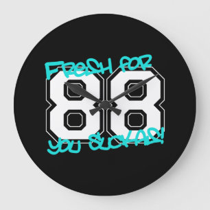 Fresh for '88 large clock