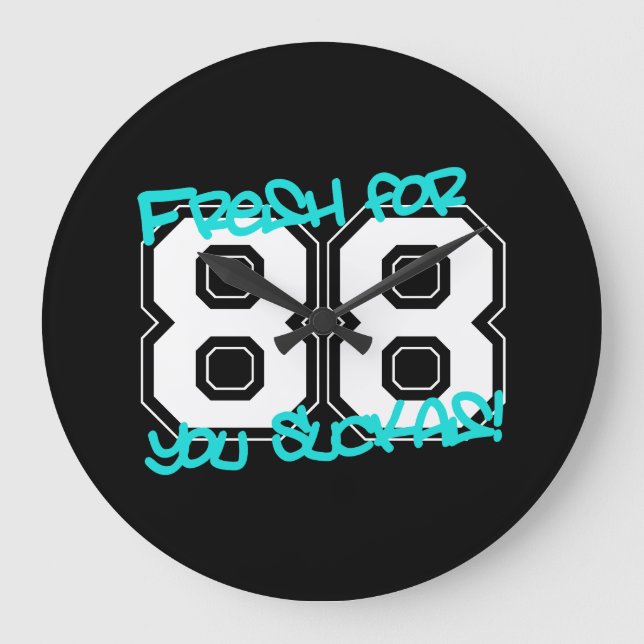 Fresh for '88 large clock (Front)