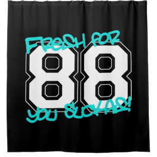 Fresh for '88 shower curtain
