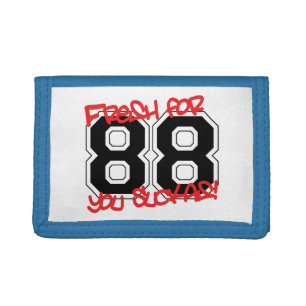 Fresh for '88 trifold wallet