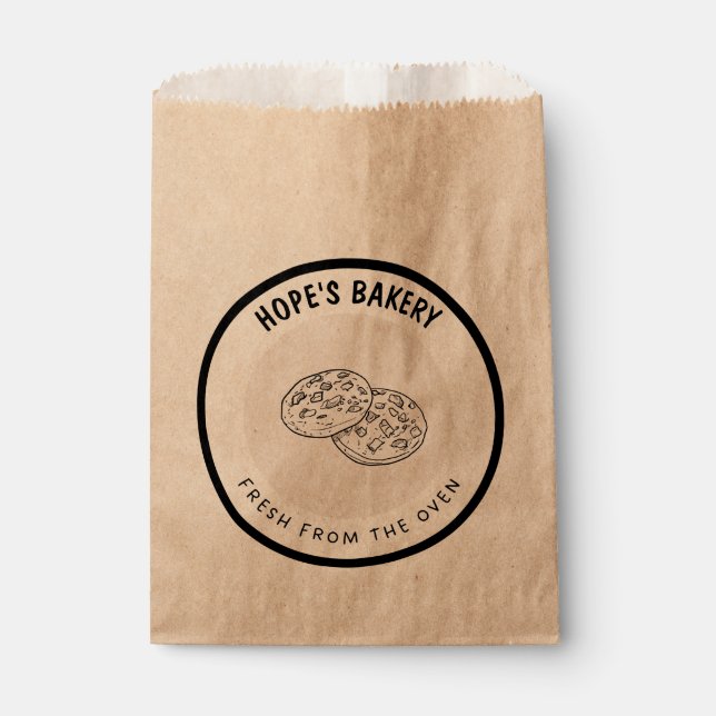 Fresh from oven  favor bag (Front)