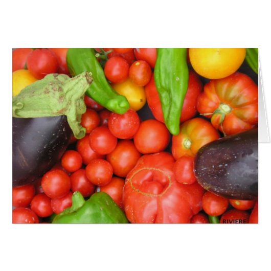 Fresh from the garden ! cards (Front Horizontal)