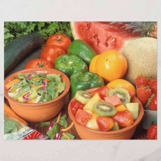 Fresh fruit and vegetables flyer (Front)