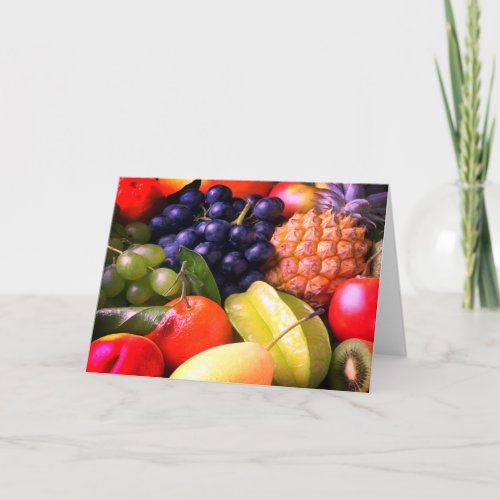 Fresh Fruit Bowl Card