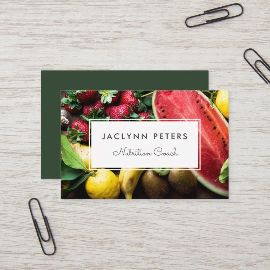Fresh Fruit Business Card