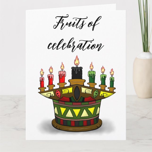 Fresh fruit celebration card (Front)