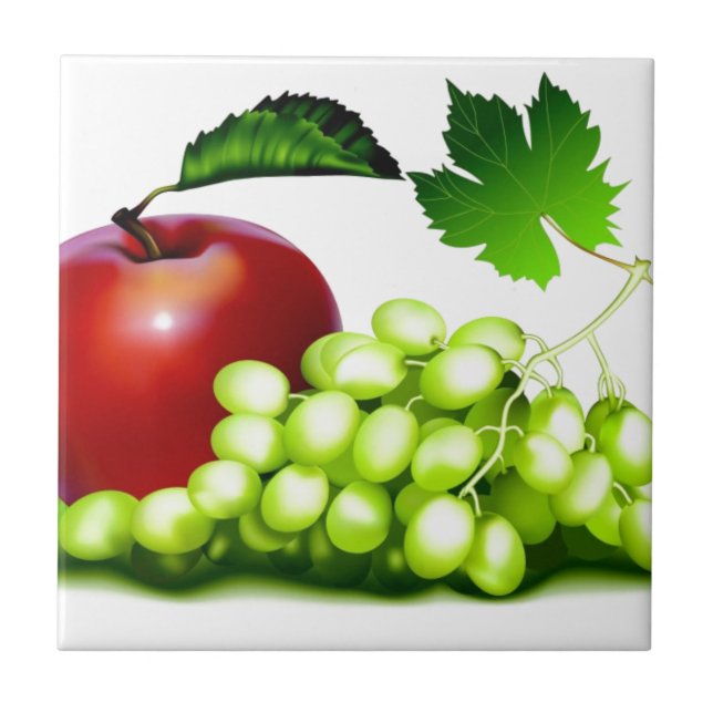 Fresh Fruit Ceramic Tile (Front)