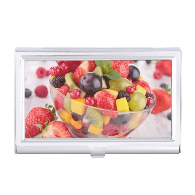 Fresh fruit salad business card case (Front)