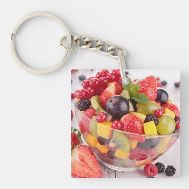 Fresh fruit salad keychain (Front)