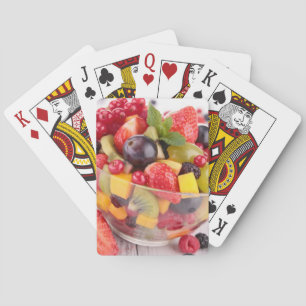 Fresh fruit salad poker cards