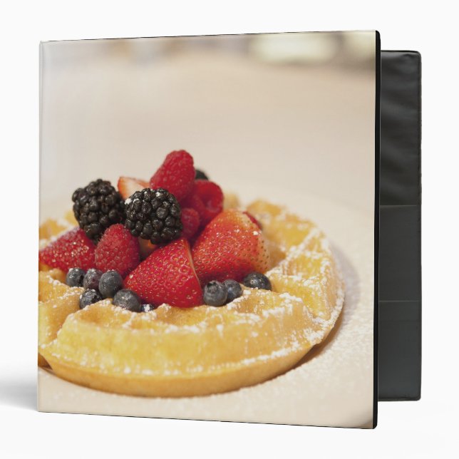 Fresh fruit waffle 3 ring binder (Front/Inside)