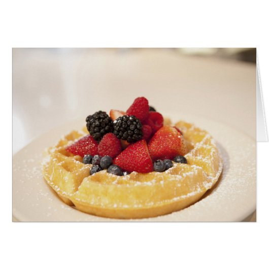 Fresh fruit waffle cards (Front Horizontal)