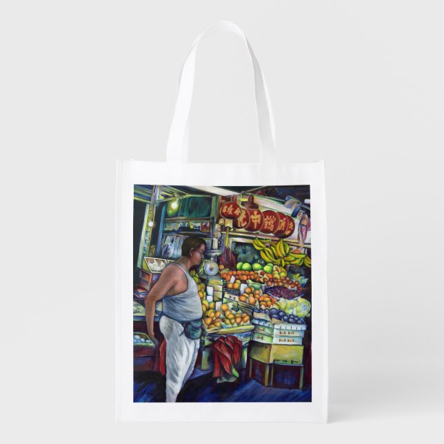 Fresh Fruit with Francis Grocery Bag (Front)