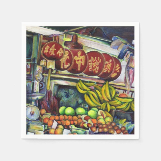 Fresh Fruit with Francis Napkins (Front)