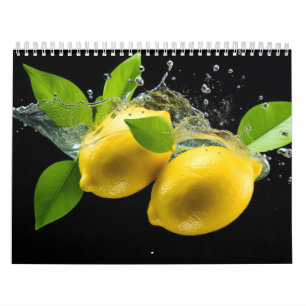Fresh Fruits Assortment Healthy Colourful Food Calendar
