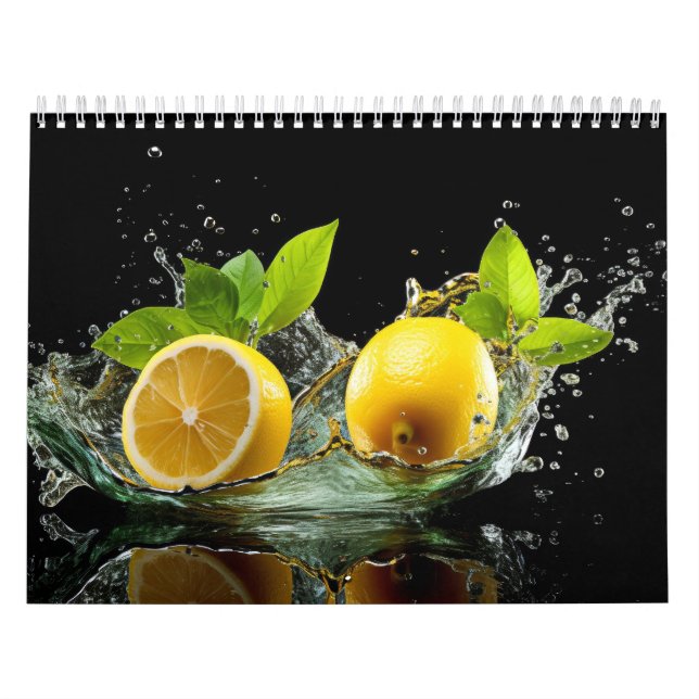 Fresh Fruits Assortment Healthy Colourful Food Calendar (Cover)