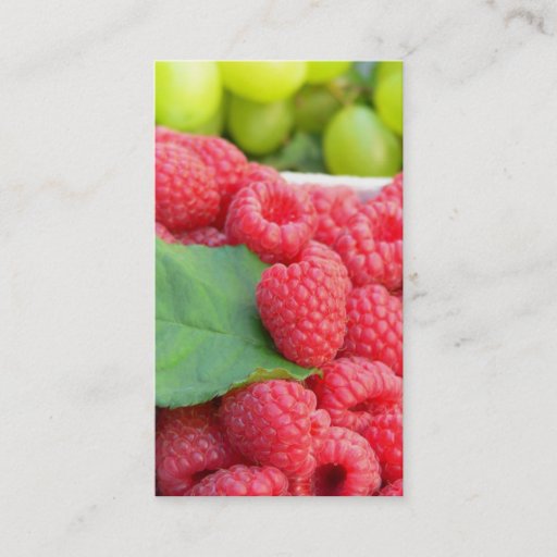 Customizable Fresh Fruits Business Card