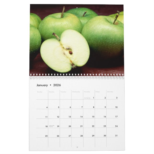 Fresh Fruits Calendar (Jan 2026)