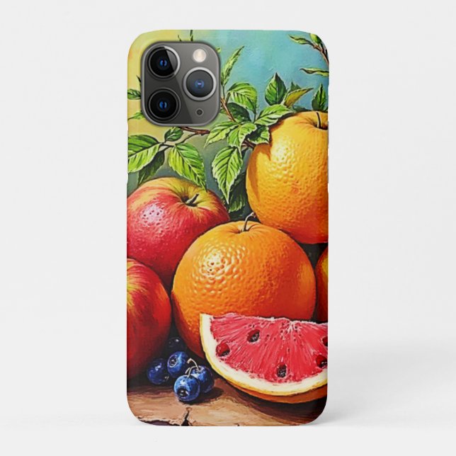 Fresh Fruits in a Perfect Mix Design Case-Mate iPhone Case (Back)
