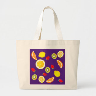 Fresh fruits  large tote bag