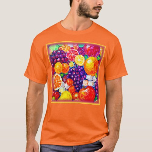 Fresh Fruits Pattern Cute Art Buy Now  T_Shirt