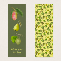 Fresh Fruits Personalized Bookmark