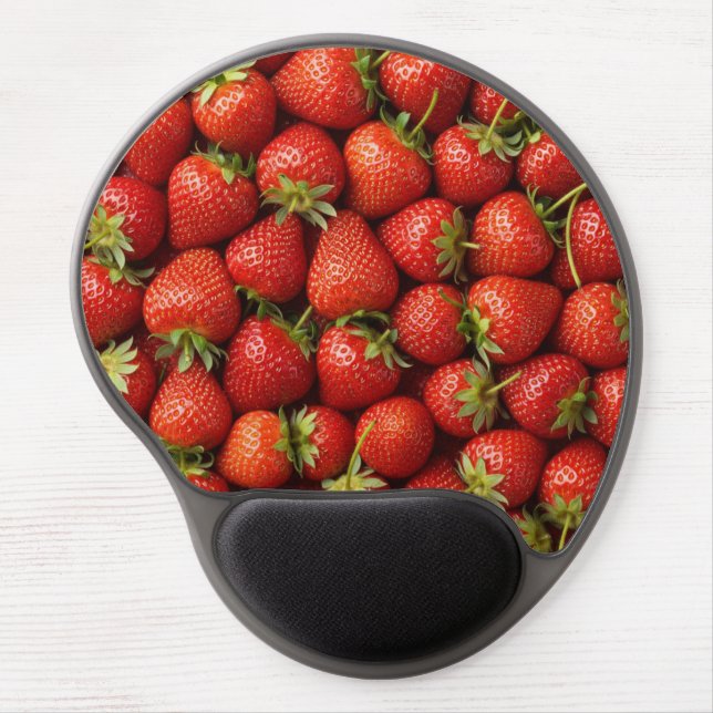 Fresh Garden Strawberry Gel Mouse Pad (Front)