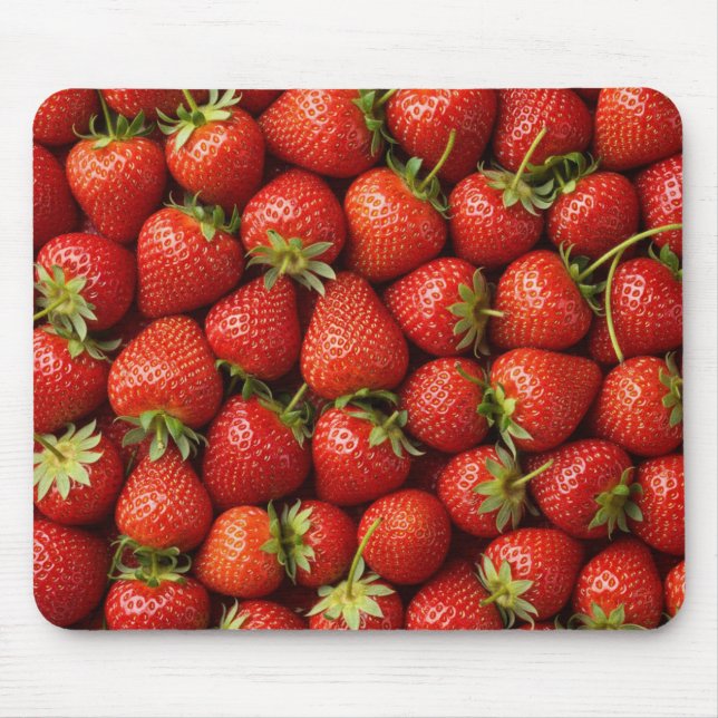 Fresh Garden Strawberry Mouse Pad (Front)