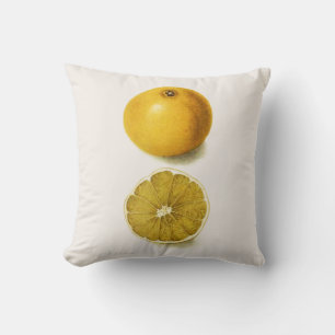 Fresh Grapefruit Throw Pillow