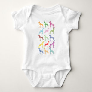 Fresh Great Dane Design Baby Bodysuit
