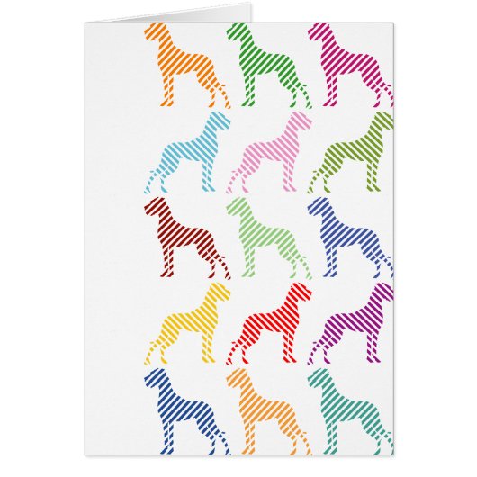 Fresh Great Dane Pattern Cards (Front)