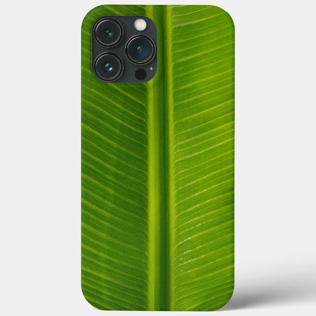 Fresh green banana leaf pattern Case-Mate iPhone case