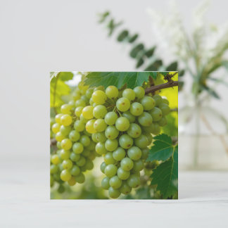 Fresh Green Grape Thank You Card