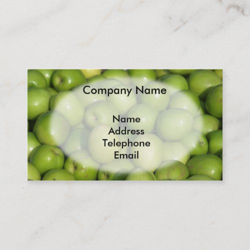 Fresh Green Jujube or Chinese Red Dates Business Card