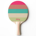 Fresh Green Pink Name Full Print Ping Pong Paddle Fresh Green Pink Name Full Print Ping Pong Paddle