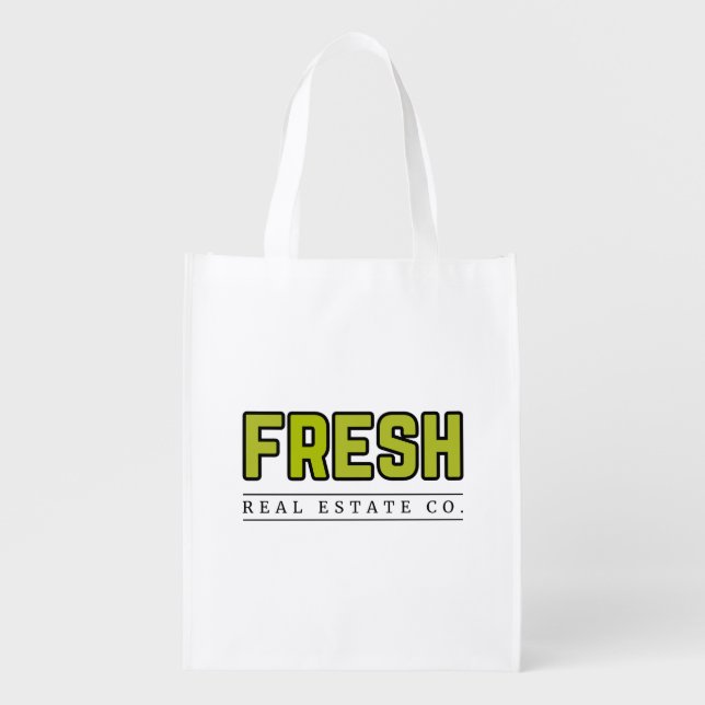 FRESH Grocery Bag (Logo front & back) (Front)