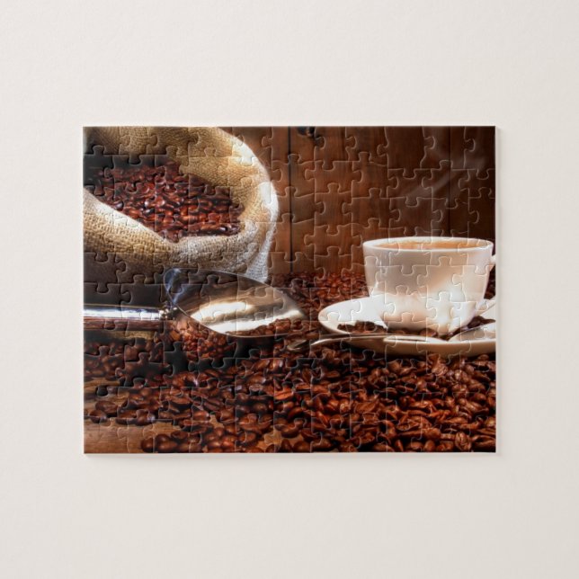 Fresh Ground Coffee Jigsaw Puzzle (Horizontal)