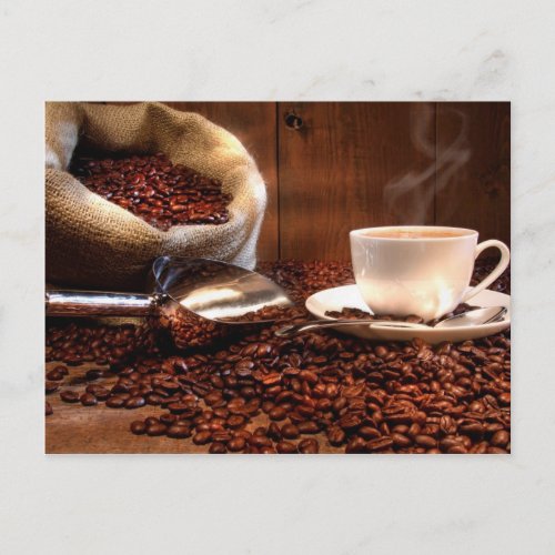 Fresh Ground Coffee Postcard