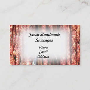 Fresh Handmade Sausages Business Card